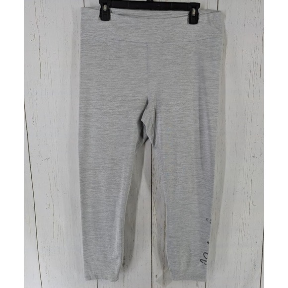 Gaiam Size XL Light Gray Womens Casual‎ Active 3/4 Ankle Everyday Leggings - Picture 1 of 6